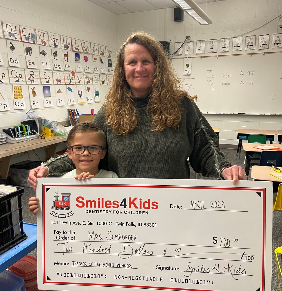 Mrs. Schroder Teacher of the Month